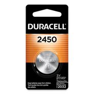 HOUSEHOLD BATTERIES | Duracell DL2450BPK 2450 Lithium Coin Batteries (36/Carton)