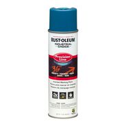 ARTS AND CRAFTS | Rust-Oleum 17 oz. Aerosol Can Industrial Choice M1800 System Water-Based Precision Line Marking Paint - Flat APWA Caution Blue (12/Carton)