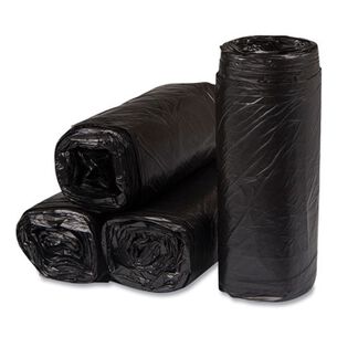 PRODUCTS | Inteplast Group S243308K 16 Gallon 8 mic 24 in. x 33 in. High-Density Commercial Can Liners - Black (50 Bags/Roll, 20 Interleaved Rolls/Carton)