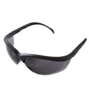 EYE PROTECTION | MCR Safety Klondike Safety Glasses - Matte Black Frame Gray Lens (12/Box)