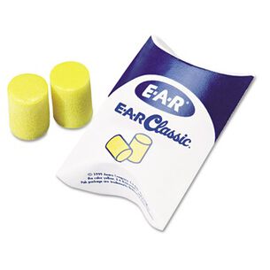 EAR PLUGS | 3M E-A-R Pillow Pack Classic Uncorded Earplugs (200/Box)