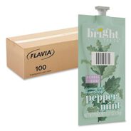 TEA | FLAVIA 48025 0.07 oz. Pouch The Bright Tea Co. Freshpack - Peppermint (100/Carton)