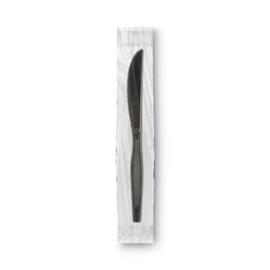PRODUCTS | Dixie Grab'N Go Wrapped Cutlery Knives - Black (90/Pack)