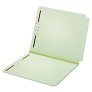 PRODUCTS | Pendaflex 2 in. Expansion 2 Fasteners Letter Size Dual-Tab Pressboard Fastener Folder - Light Green Exterior (25/Box)