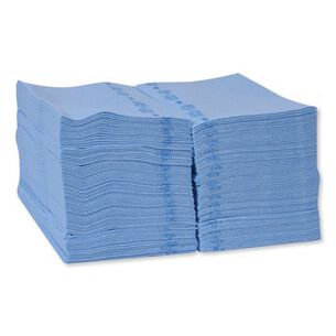  | Tork 150/Carton 13 in. x 21 in. Quat Friendly 1/4 Fold Foodservice Cleaning Towel - Blue
