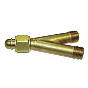 PRODUCTS | Western Enterprises 200 PSI 9/16 in. - 18 (M) Oxygen Y Connection - Brass
