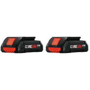 POWER TOOL ACCESSORIES | Bosch 2-Pack CORE18V 4 Ah Lithium-Ion Batteries