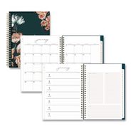 PAPER AND PRINTABLES | Blue Sky 8.63 in. x 5.88 in. 12-Month (Jan to Dec): 2026 Life Note-It Dania Weekly/Monthly Planner - Floral Artwork, Teal/Pink/Blue Cover