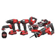 COMBO KITS | Factory Reconditioned Craftsman V20 Lithium-Ion Cordless 8-Tool Combo Kit with 2 Batteries (2 Ah)