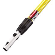 PRODUCTS | Rubbermaid Commercial HYGEN 48 in. - 72 in. HYGEN Quick-Connect Extension Handle - Yellow/Black