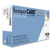 PRODUCTS | SemperCare Stretch Vinyl Examination Gloves - Large, Cream (1000/Carton)