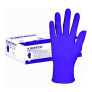DISPOSABLE GLOVES | Ansell 6 mil Thick 12 in. Long Powder-Free PURPLE NITRILE Exam Gloves - Large, Purple (500/Carton)