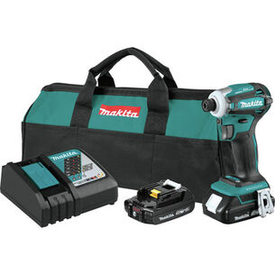 IMPACT DRIVERS | Makita 18V LXT Brushless Compact Lithium-Ion Cordless Quick‑Shift Mode Impact Driver Kit with 2 Batteries (2 Ah)