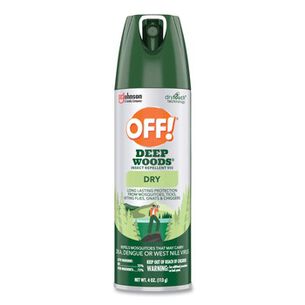 PRODUCTS | OFF! 616304 Deep Woods 4 oz. Aerosol Spray Dry Insect Repellent - Neutral Scent (12/Carton)
