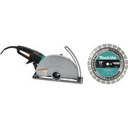 CONCRETE TOOLS | Factory Reconditioned Makita 15 Amp 14 in. Corded Electric Angle Cutter with 14 in. Diamond Blade