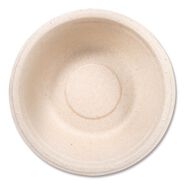 FACILITY MAINTENANCE SUPPLIES | Dart 12 oz Compostable Molded Fiber Dinnerware Bowl - Natural (1000/Carton)