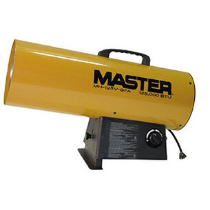 PRODUCTS | Master MH-125V-GFA 125,000 BTU Variable Output LP Forced Air Heater