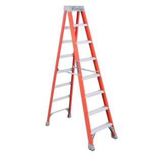  | Louisville 8 ft. 300 lbs. Load Capactity Fiberglass Step Ladder