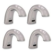 PAPER AND DISPENSERS | Rubbermaid Commercial One Shot 11 in. x 14 in. x 3.5 in. Touch Free Foam Soap Dispenser - Chrome (4/Carton)