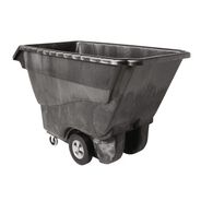 TRASH CANS | Rubbermaid Commercial 1250 lbs. Capacity Rectangular Structural Foam Tilt Truck - Black