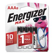 HOUSEHOLD BATTERIES | Energizer Max 1.5V Alkaline AAA Batteries (8/Pack)