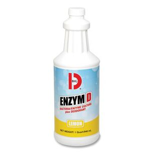  | Big D Industries 32 oz. Enzym D Digester Liquid Deodorant - Lemon (12/Carton)