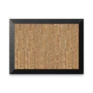 BULLETIN BOARDS | MasterVision 24 in. x 18 in. Natural Cork Bulletin Board - Tan Surface/Black Wood Frame