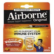 PRODUCTS | Airborne Immune Support Effervescent Tablet - Zesty Orange (72/Carton)