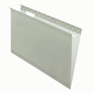 FILE FOLDERS | Pendaflex 04153 1/5 GRA 1/5-Cut Tabs Legal Size Colored Reinforced Hanging Folders - Gray (25/Box)