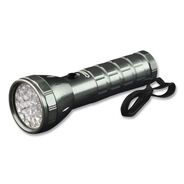 PRODUCTS | GoGreen Power GG-113-24SV 28 LED Professional Flashlight, 3 AAA Batteries (Included), Black/Silver