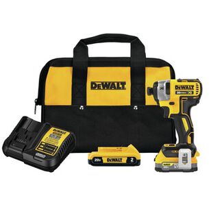 IMPACT DRIVERS | Dewalt 20V MAX XR Brushless Lithium-Ion 1/4 in. Cordless 3-Speed Impact Driver Kit (1.7 Ah)