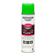 PAINTING | Rust-Oleum RST203032CT 17 oz. Aerosol Can Industrial Choice Precision Line Marking Paint - Fluorescent Green (12/Carton)