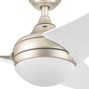 CEILING FANS | Prominence Home 52 in. Remote Control Contemporary Indoor LED Ceiling Fan with Light - Soft Gold