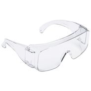 EYE PROTECTION | 3M Tour Guard V Safety Glasses - One Size Fits Most, Clear Frame/Lens (20/Box)