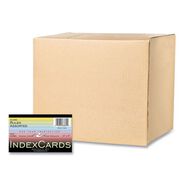 FLASH CARDS | Roaring Spring 3 in. x 5 in. Colored Index Cards - Assorted Colors (36 Packs/Carton)