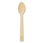 CUTLERY | World Centric SP-BB-67 6.7 in. Bamboo Cutlery Spoon - Natural (2000/Carton)