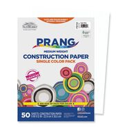FACILITY MAINTENANCE SUPPLIES | Prang SunWorks 9 in. x 12 in. 50 lbs. Text Weight Construction Paper - Bright White (50/Pack)