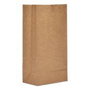 FACILITY MAINTENANCE SUPPLIES | Ross & Wallace Paper Products 100308500PK/BL 6 in. x 3.88 in. x 12.5 in. #8 Size Grocery Paper Bags - Kraft (500/Bundle)