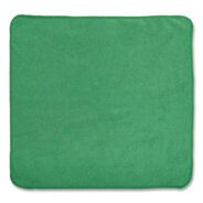 CLEANING CLOTHS | Rubbermaid Commercial 1820578 12 in. x 12 in. Microfiber Cleaning Cloths - Green (24/Pack)