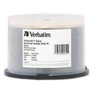 PRODUCTS | Verbatim 4.7 GB 16x Spindle UltraLife Gold Archival Grade DVD-R - Gold (50/Pack)