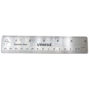 MEASURING TOOLS | Universal 6 in. Long Standard/Metric Stainless Steel Ruler
