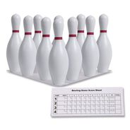 TOYS | Champion Sports Plastic Bowling Pin Set - White (10/Set)