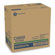 BOWLS AND PLATES | Dixie Pathways Heavyweight 20 oz. Paper Bowls - White/Green/Burgundy (125/Pack)