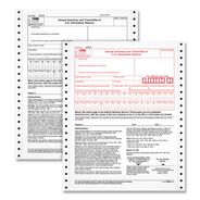PRODUCTS | Adams 8 x 11 Two-Part Carbonless 1096 Tax Form for Dot Matrix Printers (10/Pack)