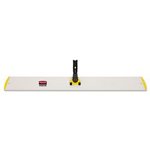 CLEANING TOOLS | Rubbermaid Commercial HYGEN HYGEN 36-1/10 in. Quick Connect Single-Sided Aluminum Wet/Dry Mop Frame - Yellow