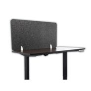 PRODUCTS | GN1 LUDS48241A 47 in. x 1 in. x 23.5 in. Polyester Desk Screen Cubicle Panel and Office Partition Privacy Screen - Ash