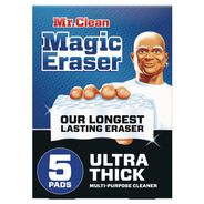 PRODUCTS | Mr. Clean 4.6 in. x 2.3 in. 1.2 in. Thick Ultra-Thick Magic Eraser - White (10/Carton)