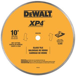 CIRCULAR SAW BLADES | Dewalt 10 in. Continuous Rim Glass Tile Blade