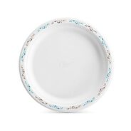 PRODUCTS | Huhtamaki 9-3/4 in. Round Molded Fiber Plates - Vine Print (500/Carton)