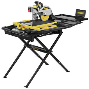 SAWS | Dewalt 15 Amp 10 in. High Capacity Wet Tile Saw with Stand